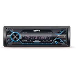Radio Para Citroen C4 Sony DSX-A416BT - Reproductor multimedia para coche (Bluetooth, NFC, control por voz), Negro/Azul