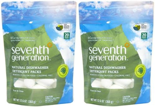 Seventh Generation Pacs Dish Auto Free & Cle