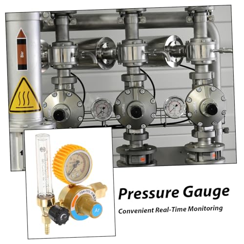 Régulateur de gaz argon avec manomètre et indicateur de débit précis pour poste à souder - 4