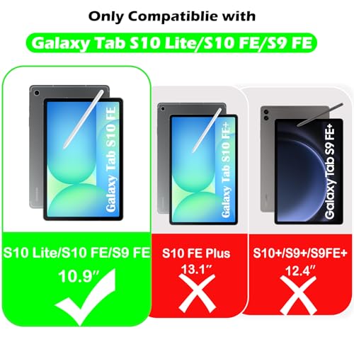 Coque Galaxy Tab S10 FE avec support 360 pour lire et dessiner confortablement - 2