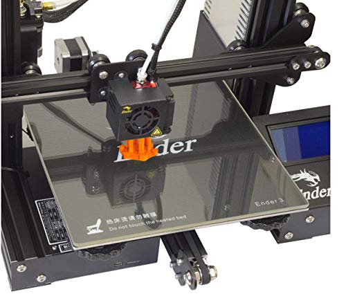 [DIYE] Premium 3D Printer Glass for Creality Ender 3 Bed Plate End Cuts 4mm Thick Borosilicate