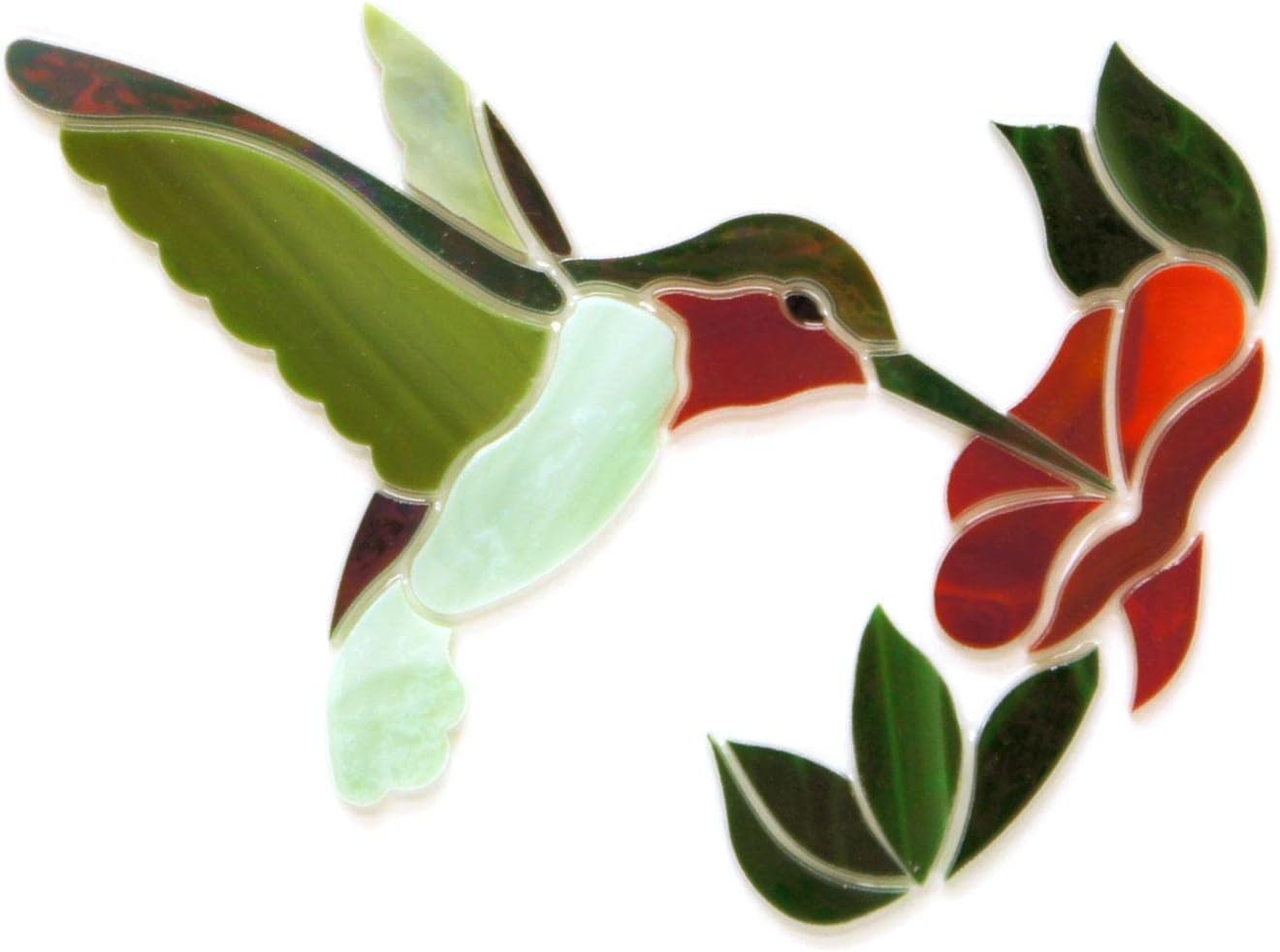 Green Hummingbird with Flower Premium Pre-Cut Kit