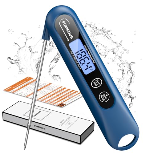 FUMMDUS Digital Meat Thermometer - 2S Instant Read Food Thermometer