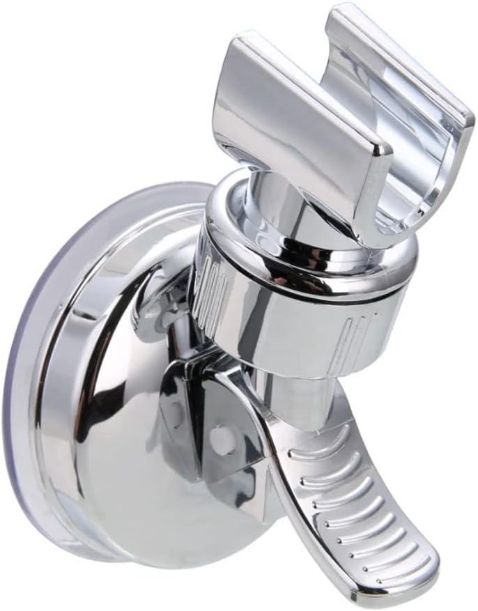 Bathroom Adjustable Shower Holder Rack Bracket Suction Cup Wall Mounted Accessory