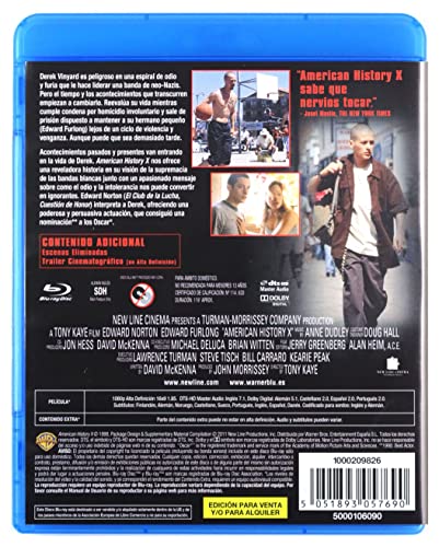 American History X Blu-Ray [Blu-ray]