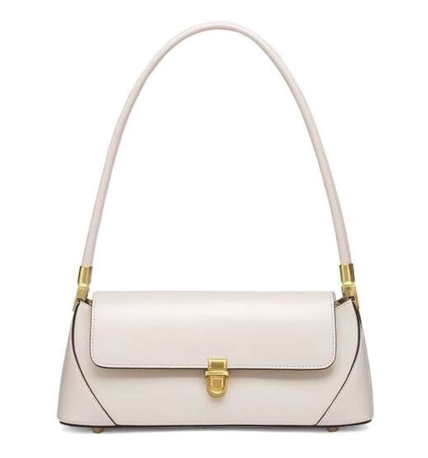 Women Shoulder Bags Vintage Handbag Retro Classic Small Purse 90s Buckle Closure