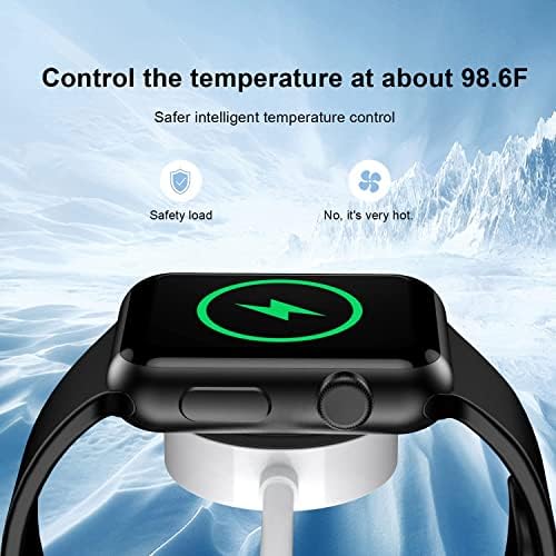 Hechobo for Apple Watch Charger, iWatch Charger for Apple Watch Series SE 8 7 6 5 4 3 2 1, Replacement original apple watch charger cable for 38mm /40mm /42mm /44mm