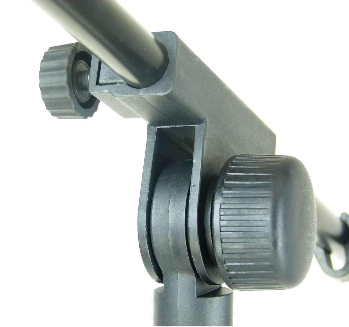 4 x PROFI Mikrofonständer S22B Mikrofon Stativ Ständer schwarz mit Galgen/Schwenkarm