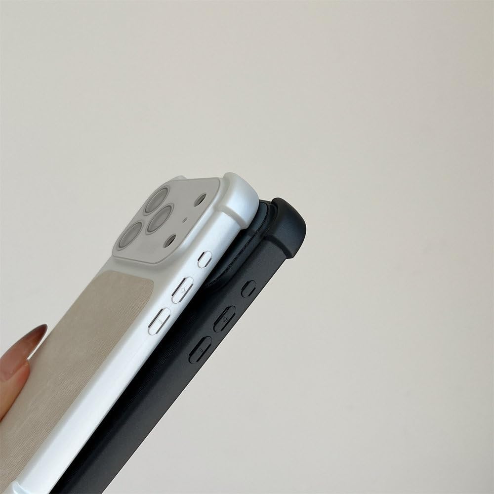 四隅耐衝撃デニムジーンズ電話ケース iPhone 17 Air 16 15 14 13 Pro Max Plus 大型ウィンドウカメ