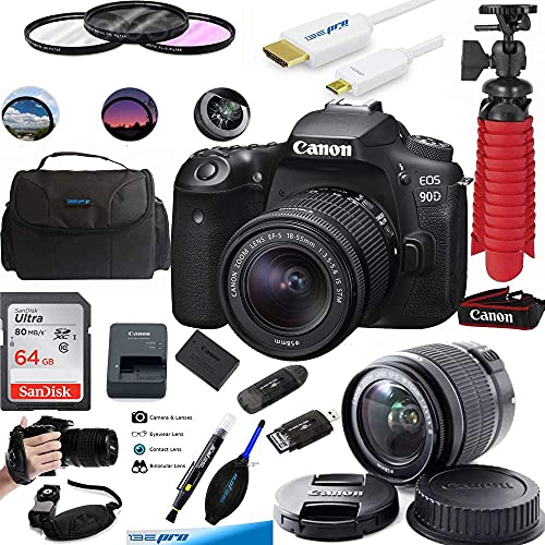 Canon EOS 90D Digital SLR Camera with Lens