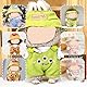 Bekleidung für 17cm Monster Plüsch, Monster Keychain Doll Kleidung, Kuscheltier Kleidung Outfit nur Bekleidungs zubehör für 17cm Pullover Hoodie Bekleidung DIY Kinder Geschenke (Rosa Samthut)