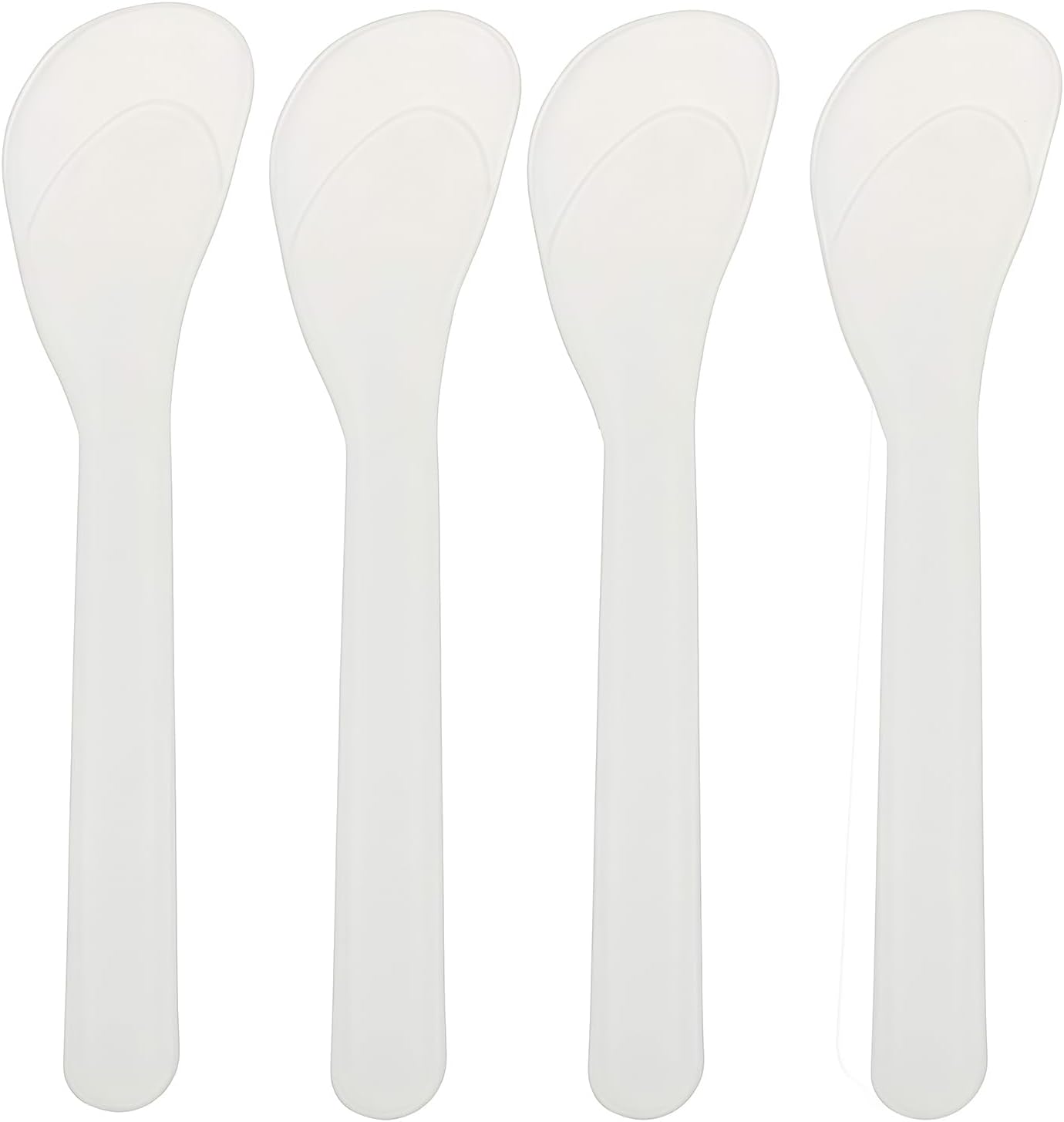 Transparent Premium Plastic Cosmetic Spatula Makeup Scoop Mask Spoon,
