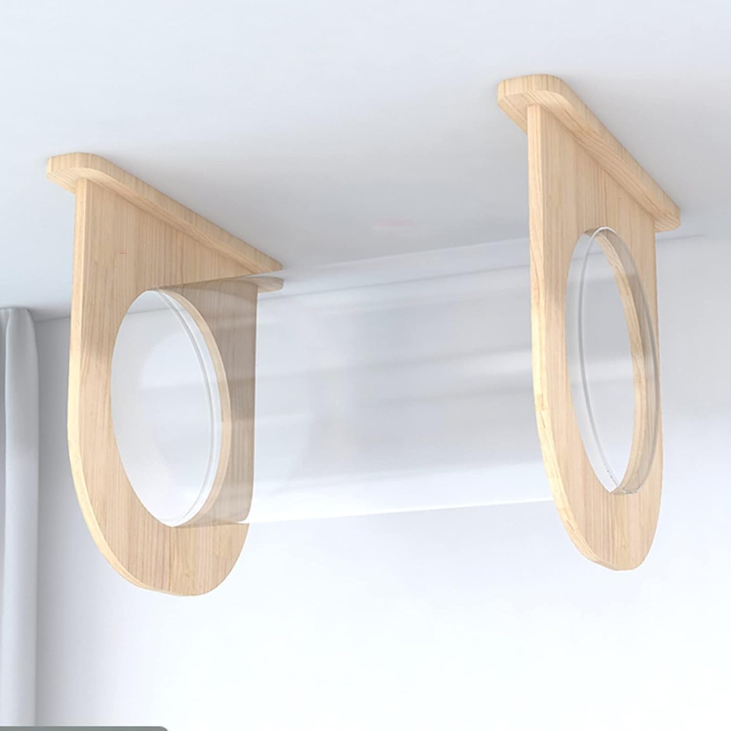 Parete Di Arrampicata Per Gatti EXTFANS - Mensole Per Arrampicata, 38x27 Cm, Legno Naturale, Per Giochi E Riposo