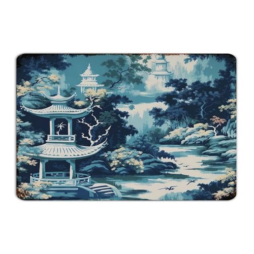Affiche art pagode plaque en métal cadeau déco rustique - 2