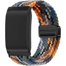 Woven Nylon Strap with Full Coverage Case for Whoop 5.0/4.0, Matte Finish Enclosure and Magnetic Clasp, Breathable Sport Band Replacement Kit