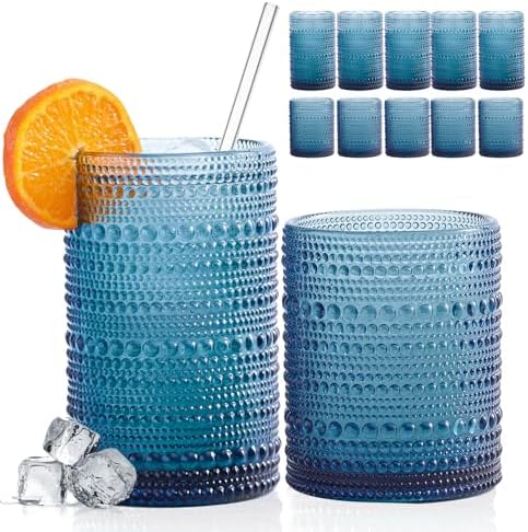 FULGNU Hobnail Drinking Glasses - Thumbnail 3