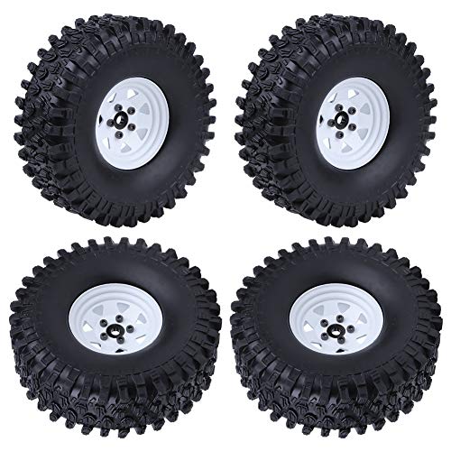 HobbyPark 1.9 Beadlock Wheels and Tires for 1/10 RC Crawler Car Traxxas TRX-4 Axial SCX10 Redcat Gen7 RC4WD D90 (Set of 4) HobbyPark 1.9 Beadlock Wheels and Tires for 1/10 RC Crawler Car Traxxas TRX-4 Axial SCX10 Redcat Gen7 RC4WD D90 (Set of 4)