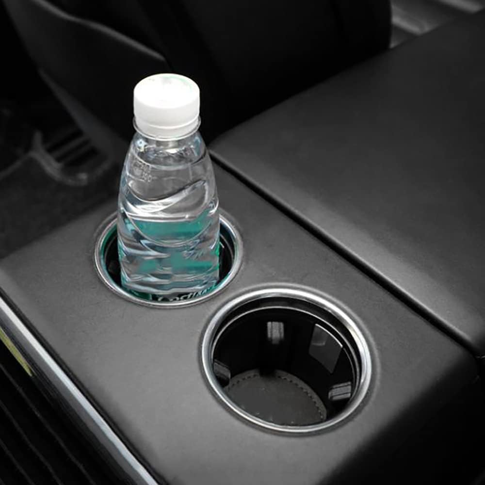 CGEAMDY 4 Pezzi Sottobicchieri da Auto Universale, PVC Spesso