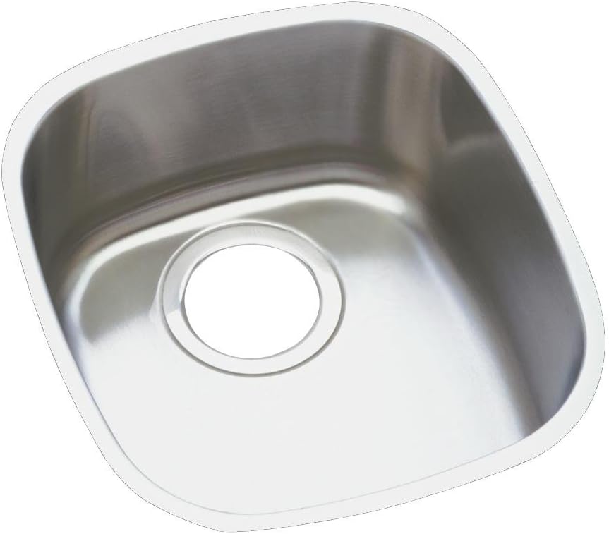 Lustertone 14.25" x 15.75" Stainless Steel Undermount Kitchen Sink