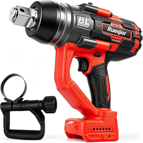 Rueqior Cordless Impact Wrench 1' Compatible with Milwaukee 18V Battery, Impact Wrench...