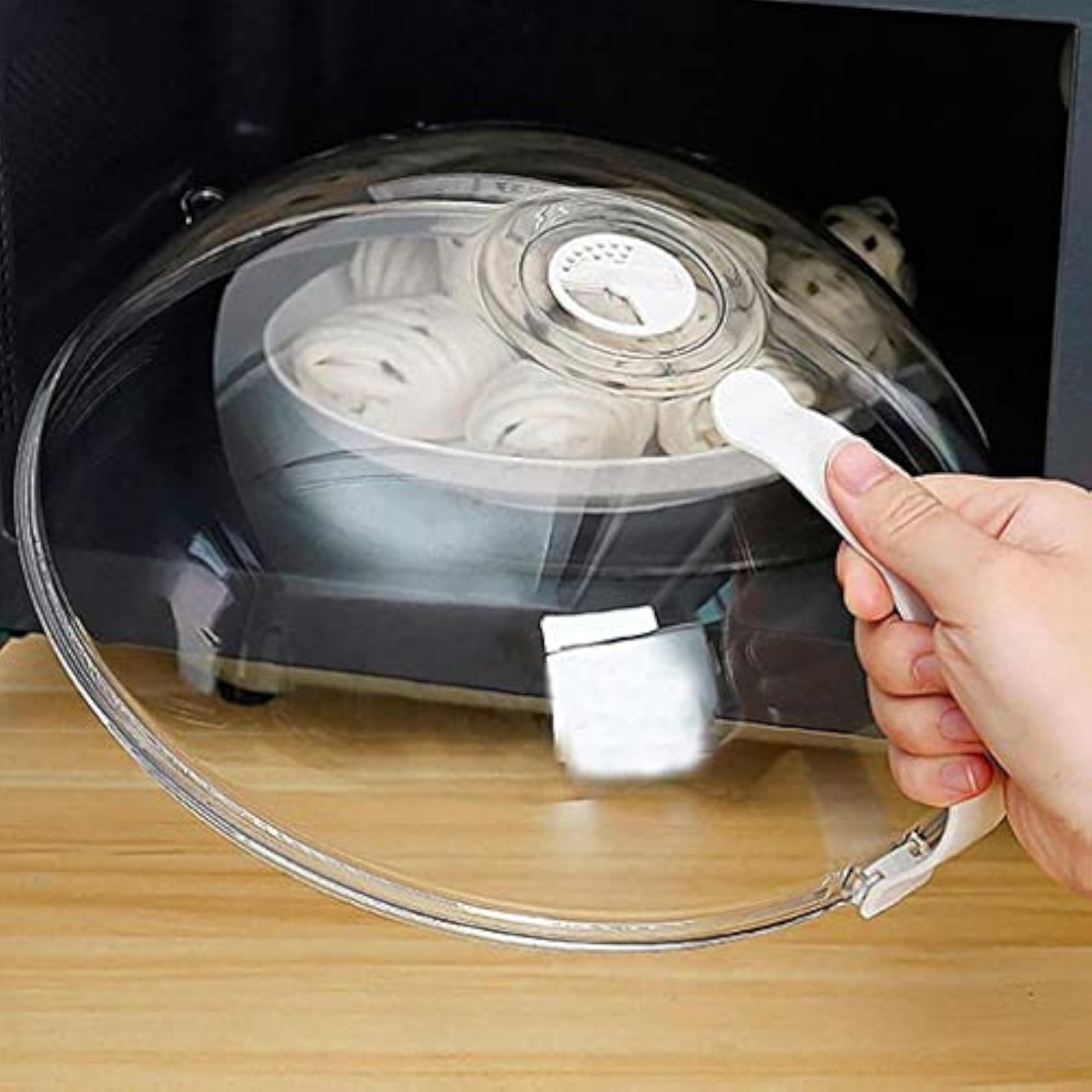 Microwave Cover Anti-Sputtering Food Splatter Guard Lid