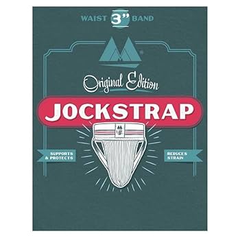 BIKE Jockstrap SMALL ホワイト Meyer Marketing Oryginalna edycja Jockstrap 3 in White, S