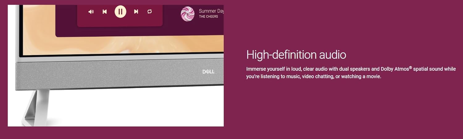 Dell 27 Business AIO Desktop 27" FHD Touchscreen (99% sRGB) Intel 10-core Core 7 150U (Beats i7-1355U) 32GB RAM 1TB SSD GeForce MX570A USB-C Pop-up 5MP IR Camera Wi-Fi 6E Win11Pro