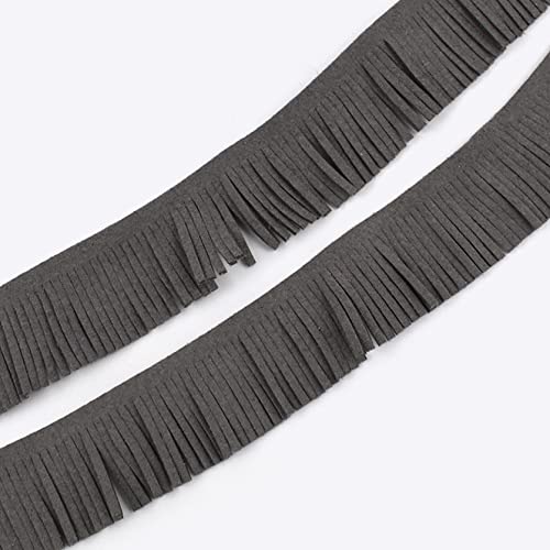 2/5 Meters 3Cm Wide Fringe Trim Leather Suede Tassel Trim Sewing Decorative Trimming Fabric Clothes Bag Key-Chain Jewelry Pendant Accessories #TOP3