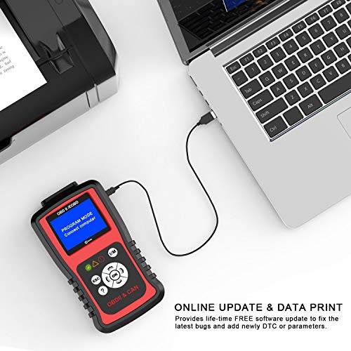 KZYEE KC301 Code Reader, Car OBD2 Scanner with Live Data Diagnostic Service Scan Tool for Check Engine Light Reset - Thumbnail 3