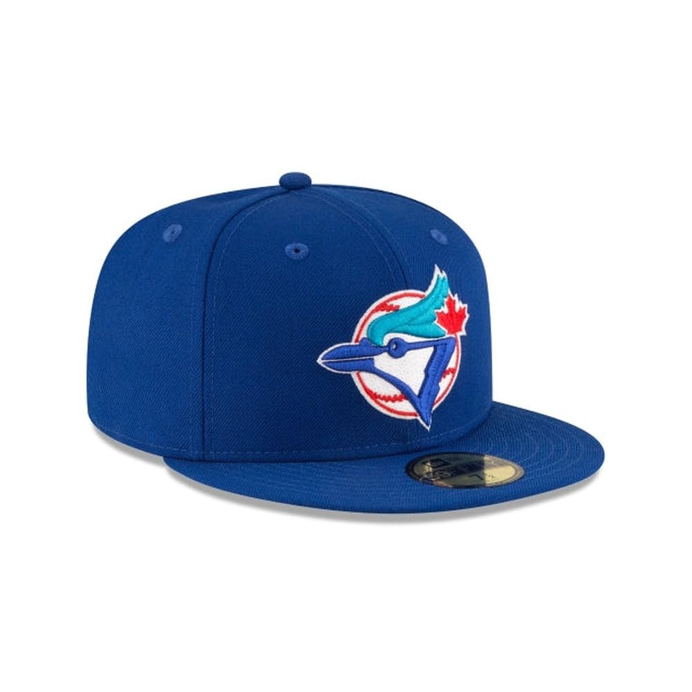 New Era MLB 59FIFTY Toronto Blue Jays 1993 World Series Blue Cooperstown Authentic Collection Fitted On Field Baseball Hat
