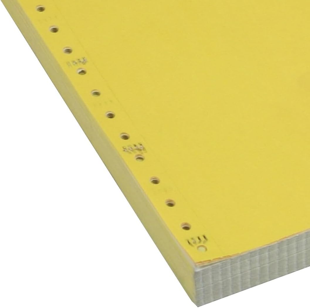 Staples Computer Paper 9.5 x 11-Inch, 2-Part 15 lbs. 100 Bright, White/Canary 1650-Sheets/CT