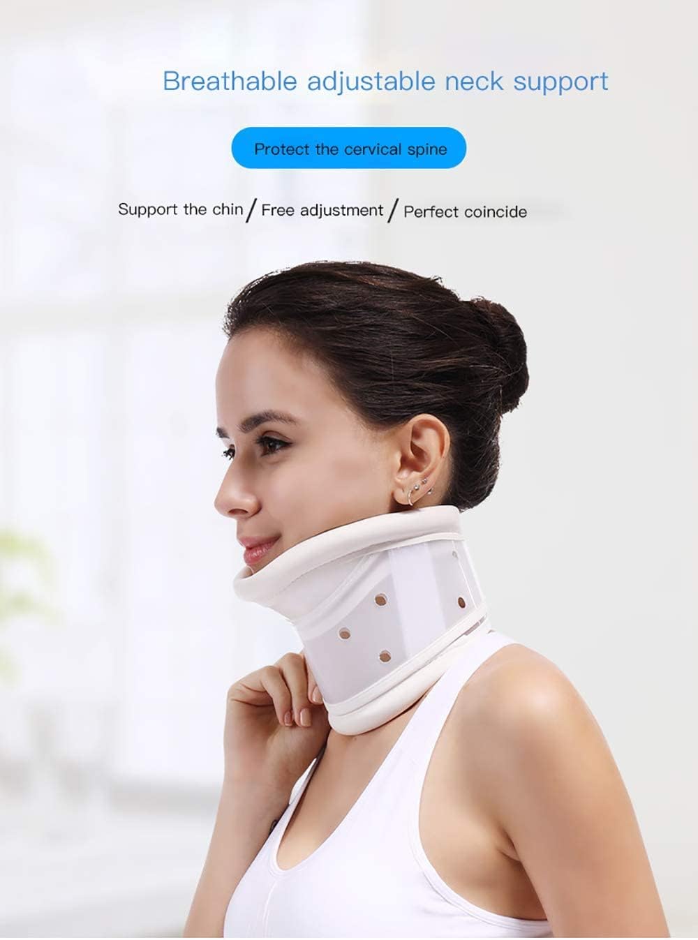 Collarín Cervical Médico - Soporte Estabilizador De Cuello Y Cabeza Férula - para El Alivio del Dolor De Cuello Rígido Collarín Cervical Aparatos Ortopédicos para El Cuello Cuidado De Los H