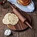 Wooden Chakla,Serving Board, Round Chapati Chakla, Perfect for Making Chappati at Home, Wooden Roti/Chapati Maker, Wood Rolling Board and Rolling Pin Set (Chakla Belan)