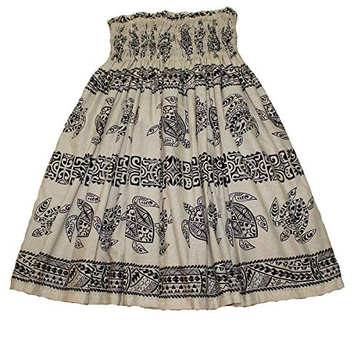 Hawaiian Pa'u Hula Skirt Hawaii Sea Turtle Print