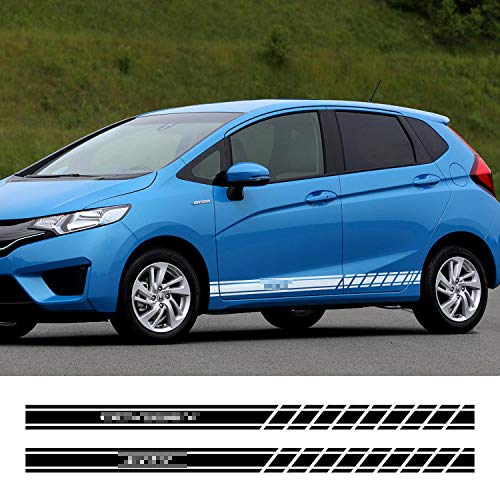 NCUIXZH 2PCS Car Door Side Stickers ï¼Œfor Honda Fit Odyssey City Mugen HR-V CR-V Jazz Legend Si VTi Type R S Modulo Insight Accessories