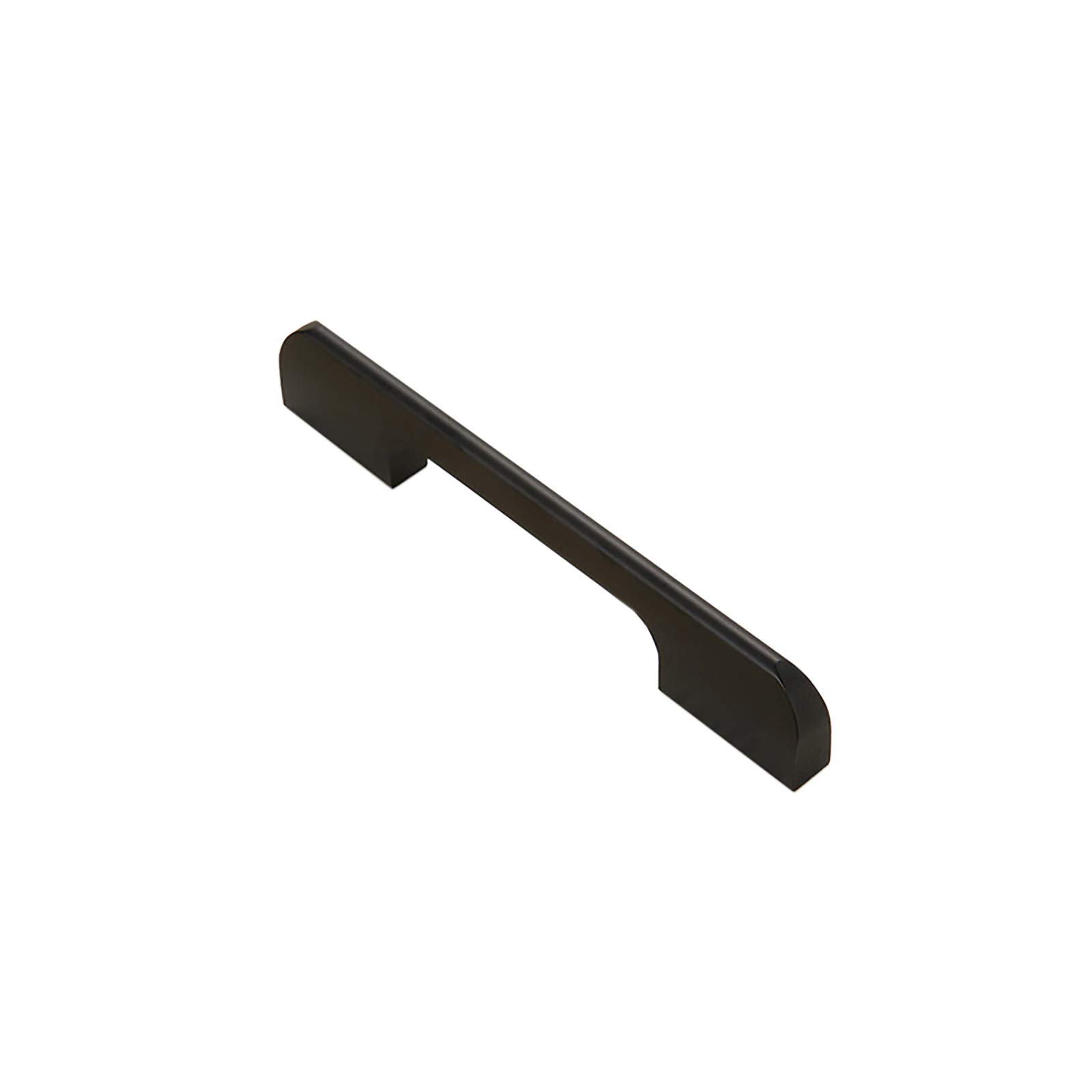 Machswon Black 1 Pcs Cabinet Pulls Dresser Drawer Pulls Kitchen Cupboard Door Pulls, Aluminum Alloy Furniture Handles Pulls Wardrobe Handles Door Handles, Hole Center 128Mm