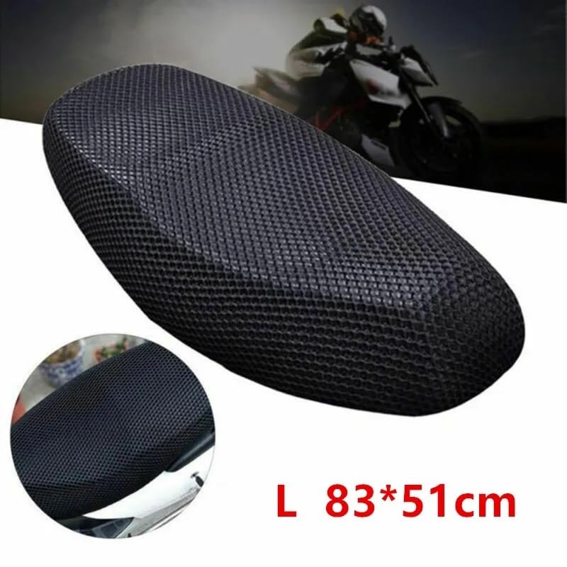 Fundas de asiento para motocicleta transpirable para solucionar el sillín caliente y deslizante 2