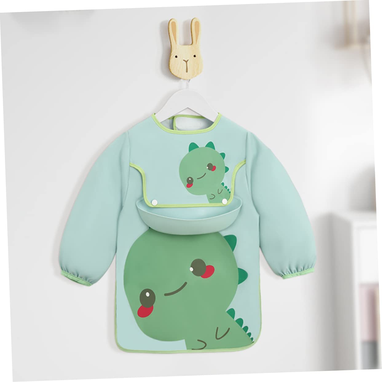 TOYANDONA Bavaglino Grembiule Grembiuli Cartone Animato Grembiule Per Mangiare Manica Lunga Grembiule Artistico Mangiare Grembiule Grembiule Per L'Alimentazione Grembiule