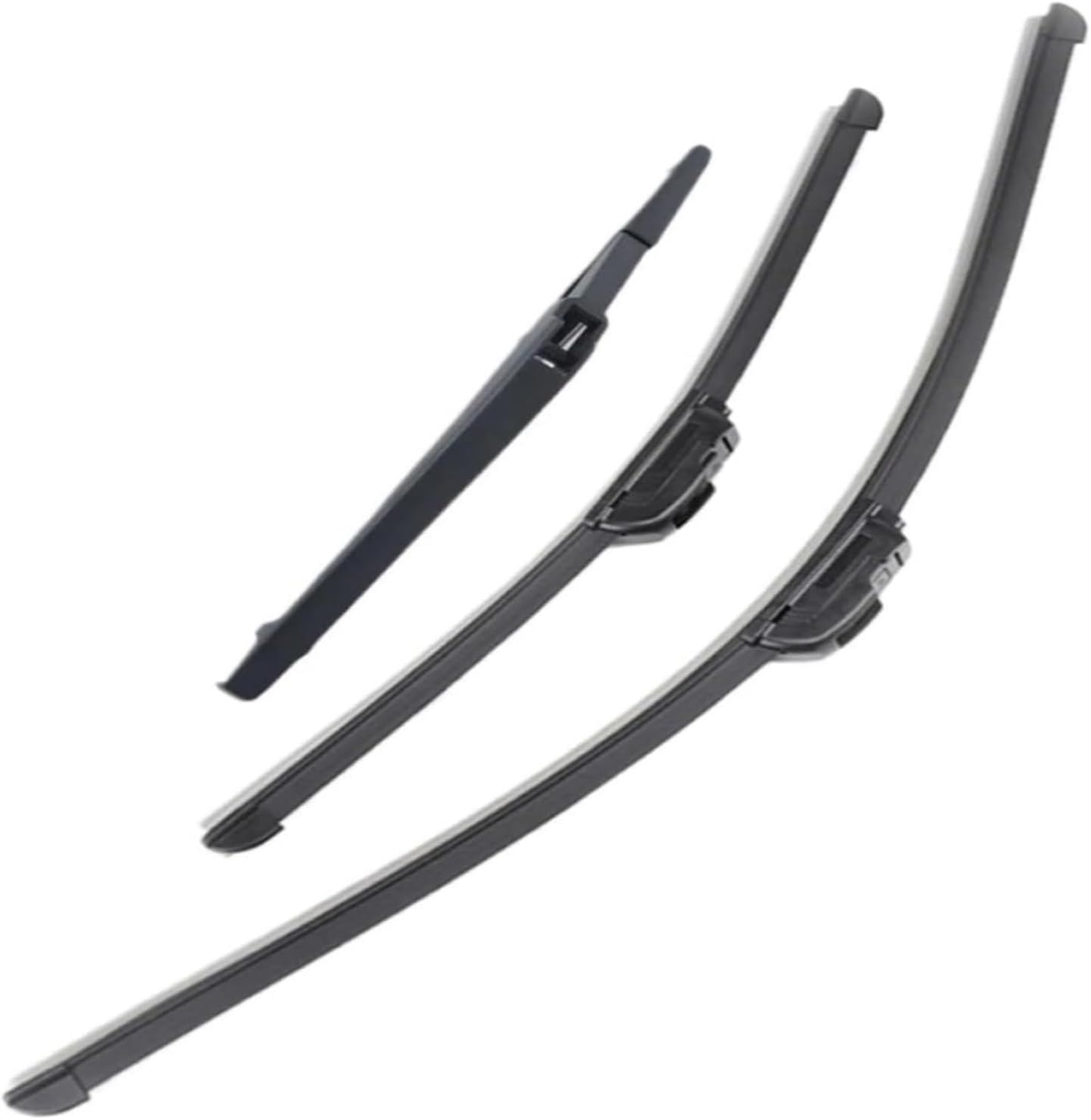 Acwyahso Wiper Blades Front Rear Set for Dodge For Journey 2008-2018 24"+18"+12" - All-Weather Performance