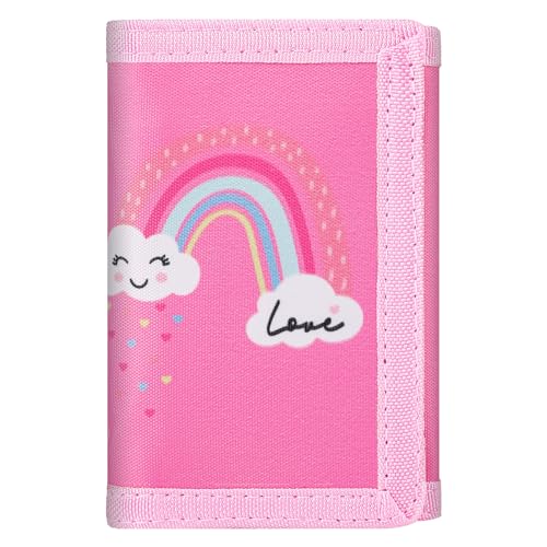 JONYEE Kids Wallet for Boys and Girls, Novelty Wallet for Boys and Girls Ages 5-7, Camo Teen Wallet for Kids Birthday Gifts - Cartoon W1