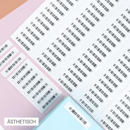 Secureyvill Sicherheitsetiketten für den Einzelhandel, AM 58kHz DR Anti-Diebstahl-Etikett für EAS-Systeme, Einweg-Etikett für Einzelhandelsgeschäfte, Minimärkte und Supermärkte (1000)