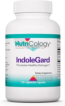 Nutricology IndoleGard - BioResponse DIM Diindolylmethane Complex - Estrogen Metabolism Support - Cruciferous Extract Capsules - Hypoallergenic Formula - 30 Servings - 120 Count