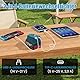 2 PCS Akku-Adapter konverter für Bosch 18V（GBA）LXT Li-Ion Akku，USB und Typ-C Batteriebetriebene Steckdose und LED-Leuchten für Arbeit, Wohnmobil, Camping und Reisen, nur Werkzeug