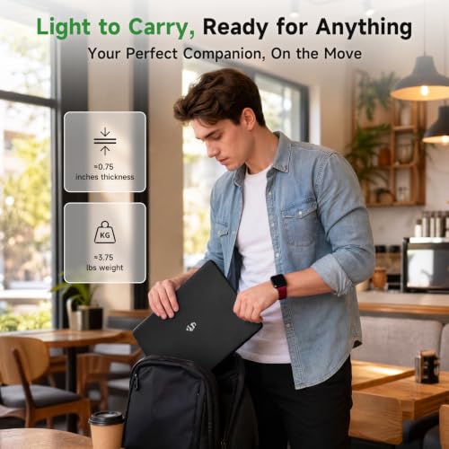 Image of NIMO 15.6 inch Multitasking Laptop, AMD 8-Core R7 7735HS, 64GB DDR5, 2TB SSD | (Up to 4.75 GHz, Beat i7-12650H) Computer with 100W Fast PD, 180 Vewing, Radeon 680M, for Light Gaming and Productivity