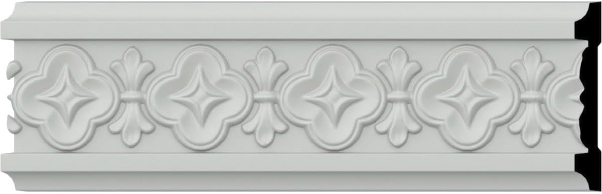 Ekena Millwork 4 3/8"H x 5/8"P x 94 1/2"L, (3" Repeat), Victorian Chair Rail