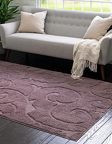 Tapete decorativo Rugs.com Botanical Shag 9'x12' miniatura 4