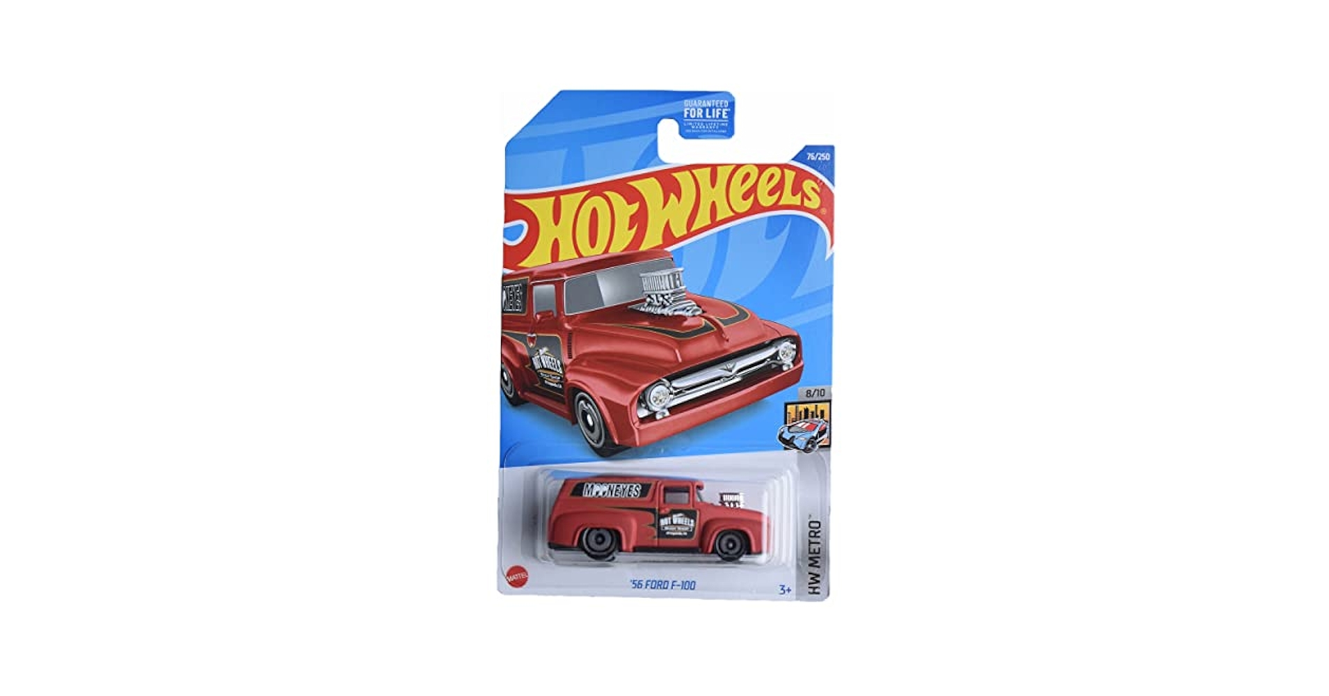 Amazon.com: Hot Wheels '56 Ford F-100, Metro 8/10 [red