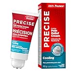 Precise Cooling Pain Relief Cream from the Makers of Tylenol, 4% Lidocaine & 1% Menthol, Fast, Effective Pain Relief, Light Scent, 113 g