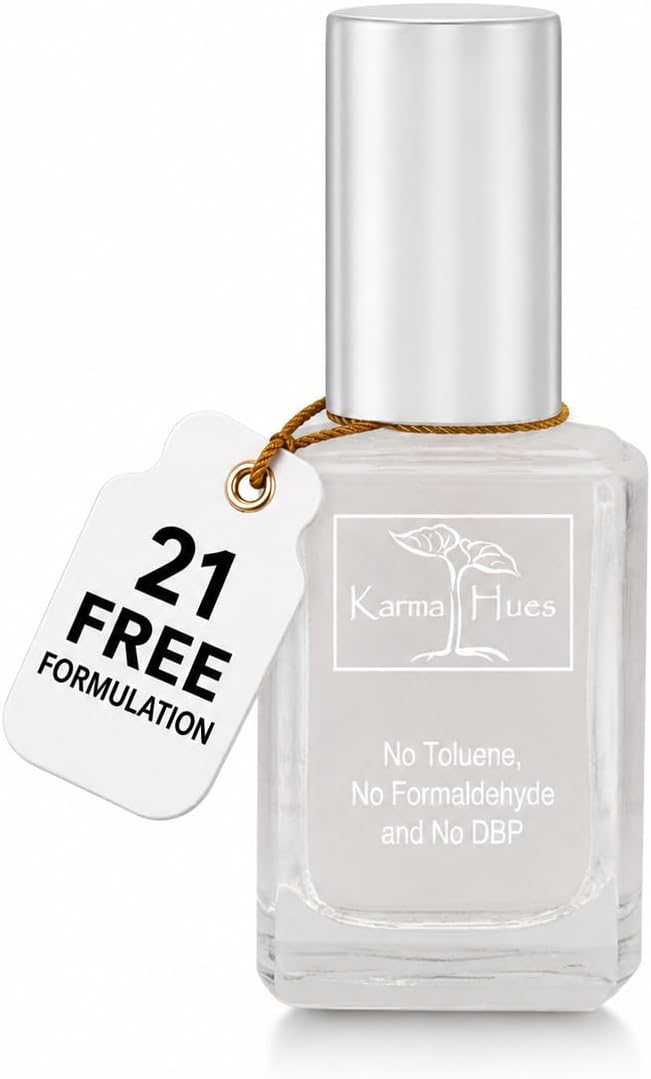 Nail Strengthener for Thin Nails and Growth, Nail Ridge Filler Base Coat Polish, Nail Hardener for Damaged Nails, Growth Treatment - Non-Toxic, Vegan, and Cruelty-Free (0.47 FL oz)