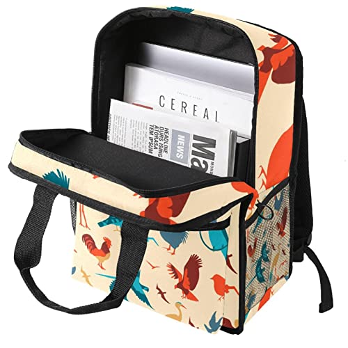 Sac à dos pour garçons ajustable contre le mal de dos - Cartable tribal noir et blanc - 3